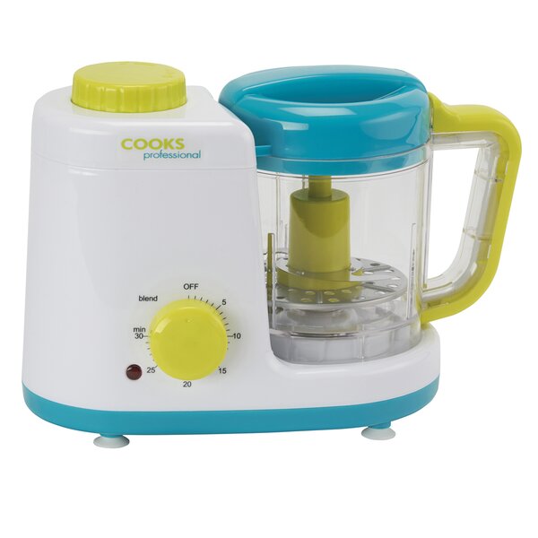 Cooks Professional 0 6l Baby Food Steamer And Blender Wayfair Co Uk