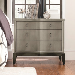 Go to store & view more images Bonifácio 3 Drawer Nightstand by Willa Arlo Interiors