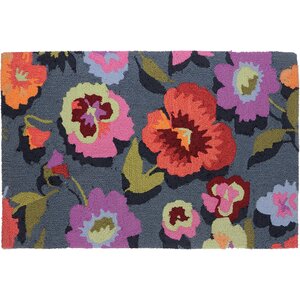 Dellroy Perfect Pansies Area Rug