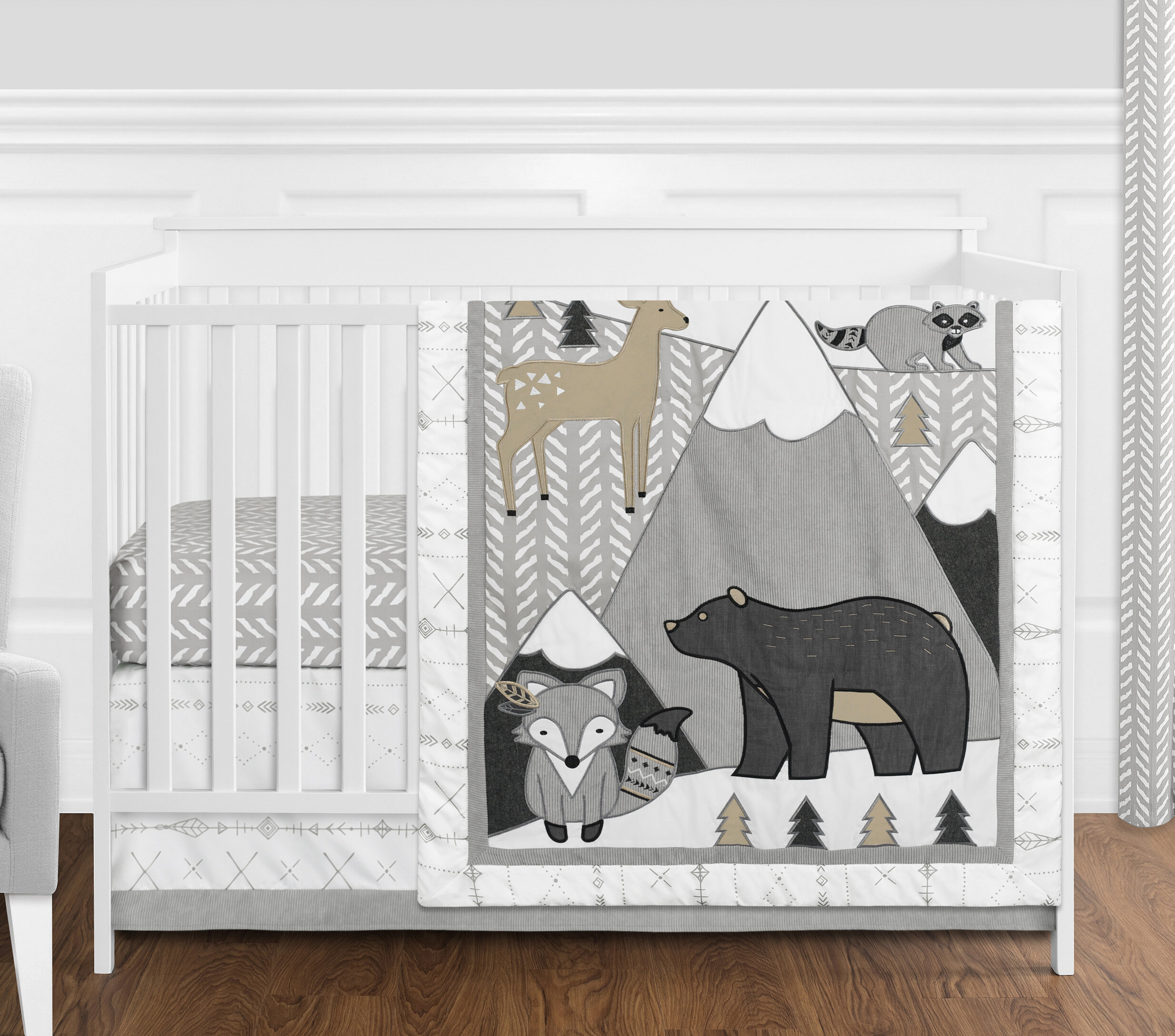 woodland crib set