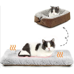 Self Heating Pet Mat Cordless Self Warming Dog Pad Washable Self Heated Cat Bed Thermal Mat Blanket for Dogs and Cats in Cold Weather 