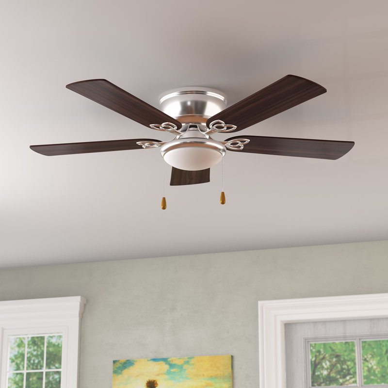 Andover Mills 52 Mattias 5 Blade Ceiling Fan Light Kit Included