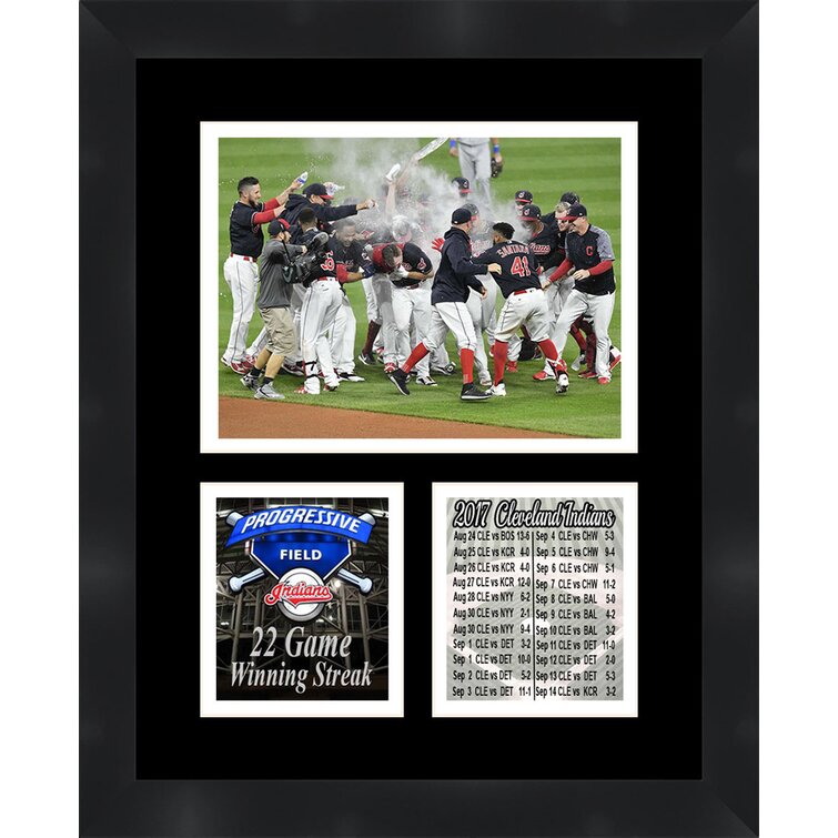 Frames By Mail Cleveland Indians 22 Game Winning Streak - Picture Frame  Memorabilia | Wayfair