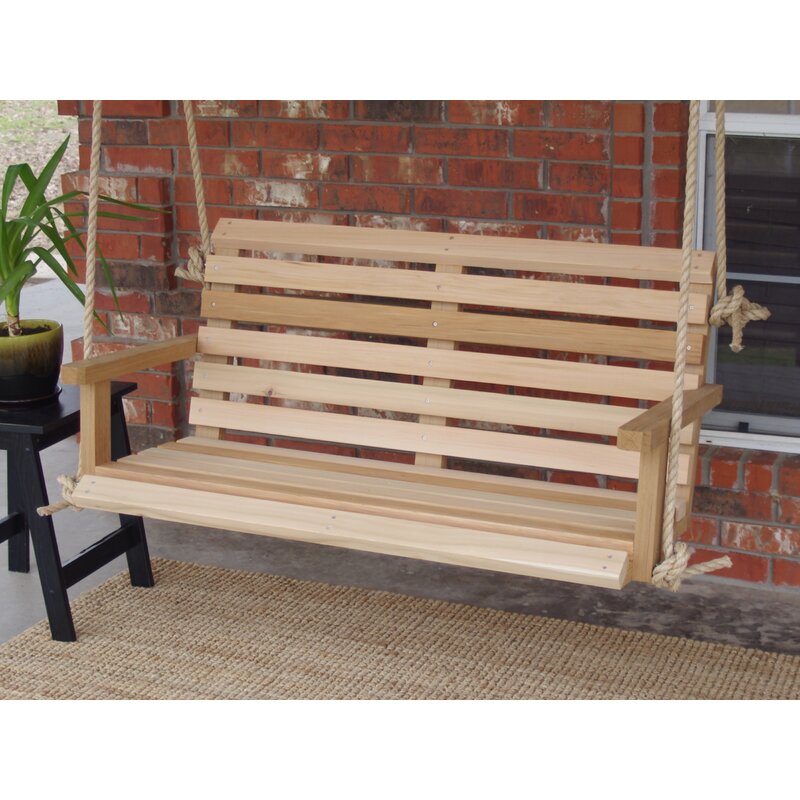 Tara Cedar Rope Porch Swing