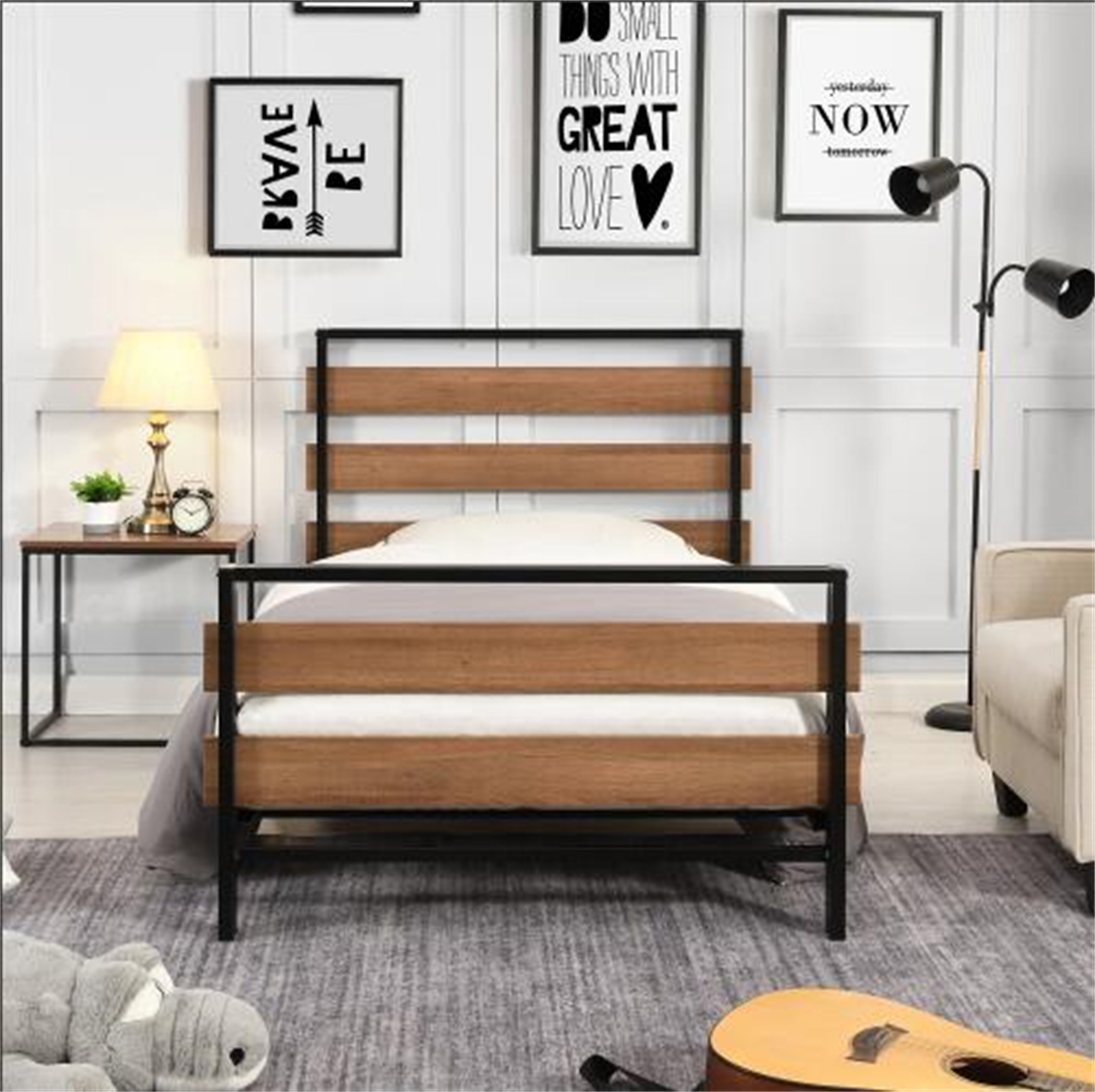 Latitude Run® Twin Low Profile Platform Bed Wayfair