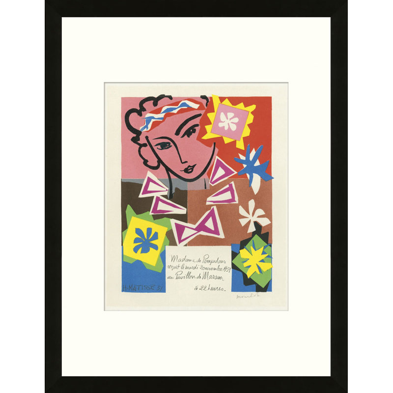School of Paris 'Bal de l'Ecole des Arts Décoratifs Paris 1951' by Henri Matisse Framed Lithograph