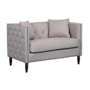 Tufted Sofa With Nailhead Trim Wayfair