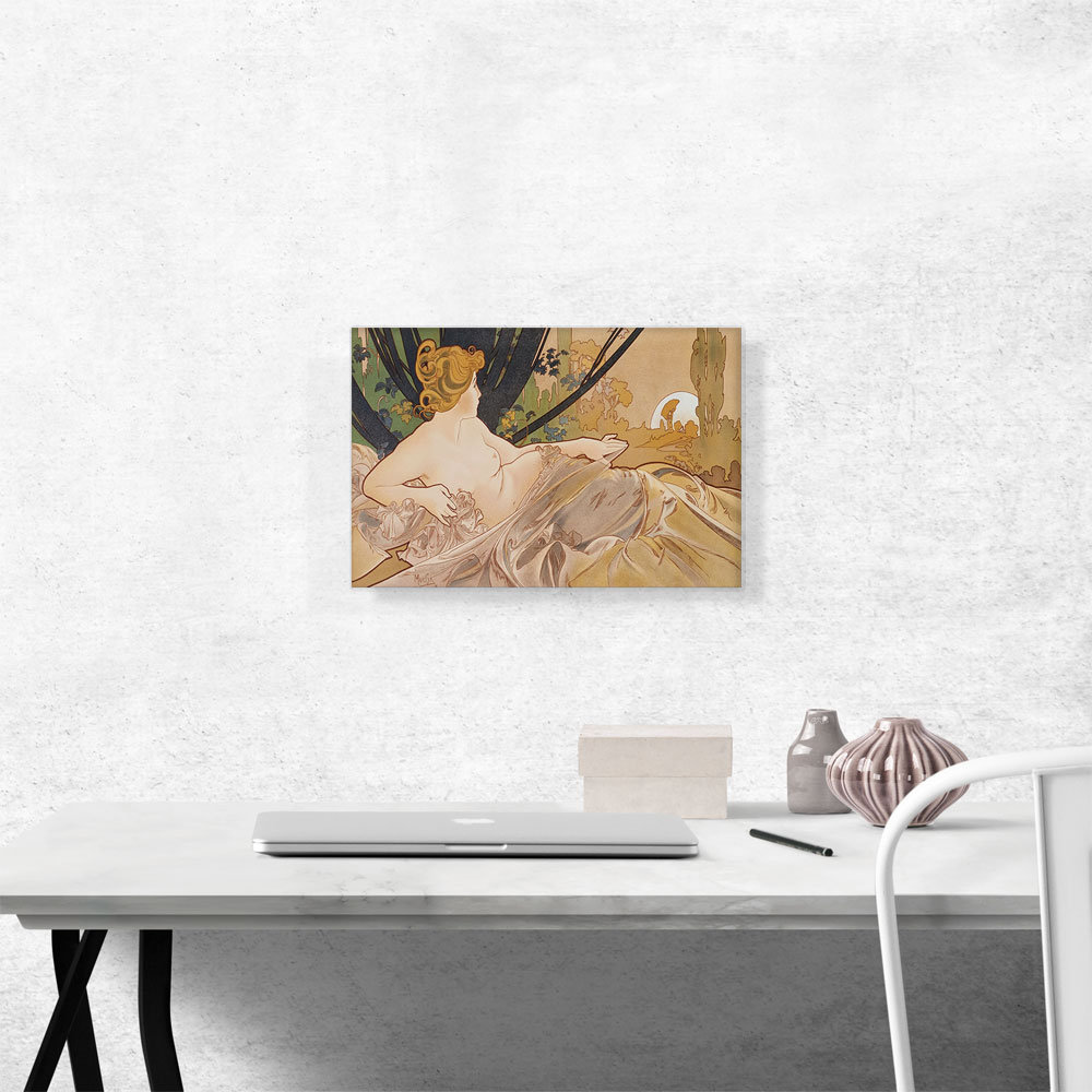 ARTCANVAS Dawn 1899 by Alphonse Mucha Wrapped Canvas Graphic Art