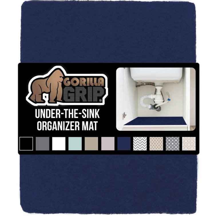 Reusable Waterproof Under Sink Mat Liner, 24X40, Slip Resistant,  Non-Adhesive, Absorbent Mats For Below Sinks, Durable Shelf Liners To  Protect ...