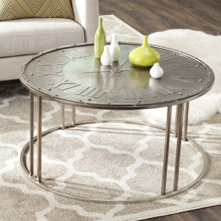 Trivette Roman Clock Coffee Table by Williston Forge 2019 Sale