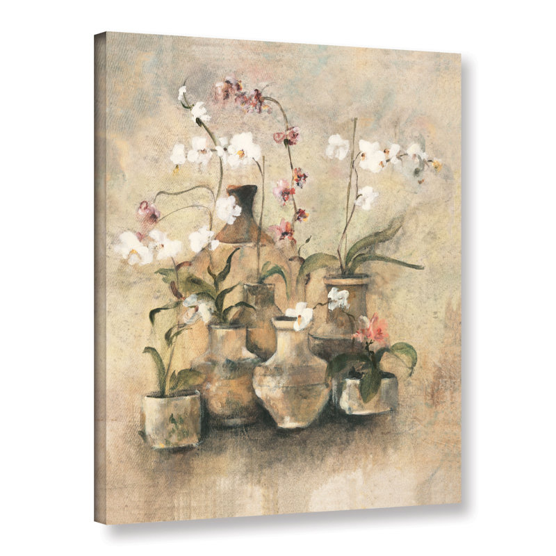 Artwall Arrangement Of Orchids I By Cheri Blum Painting Print On Wrapped Canvas Wayfair