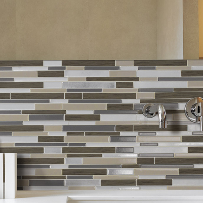 Selbstklebende Fliesen toom Smart Tiles 24 5 cm x 29 3 cm Selbstklebende Fliesen