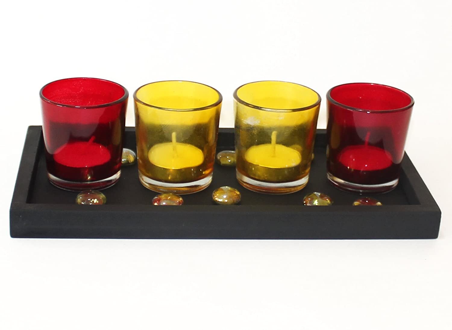 Fluted Tealight Votive Candle Holder Wall Art Sconce Glass Cup Home Decor