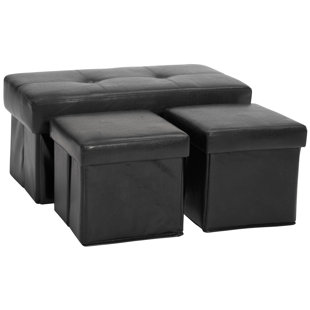 3 Piece Ottoman Set Wayfair Quickview