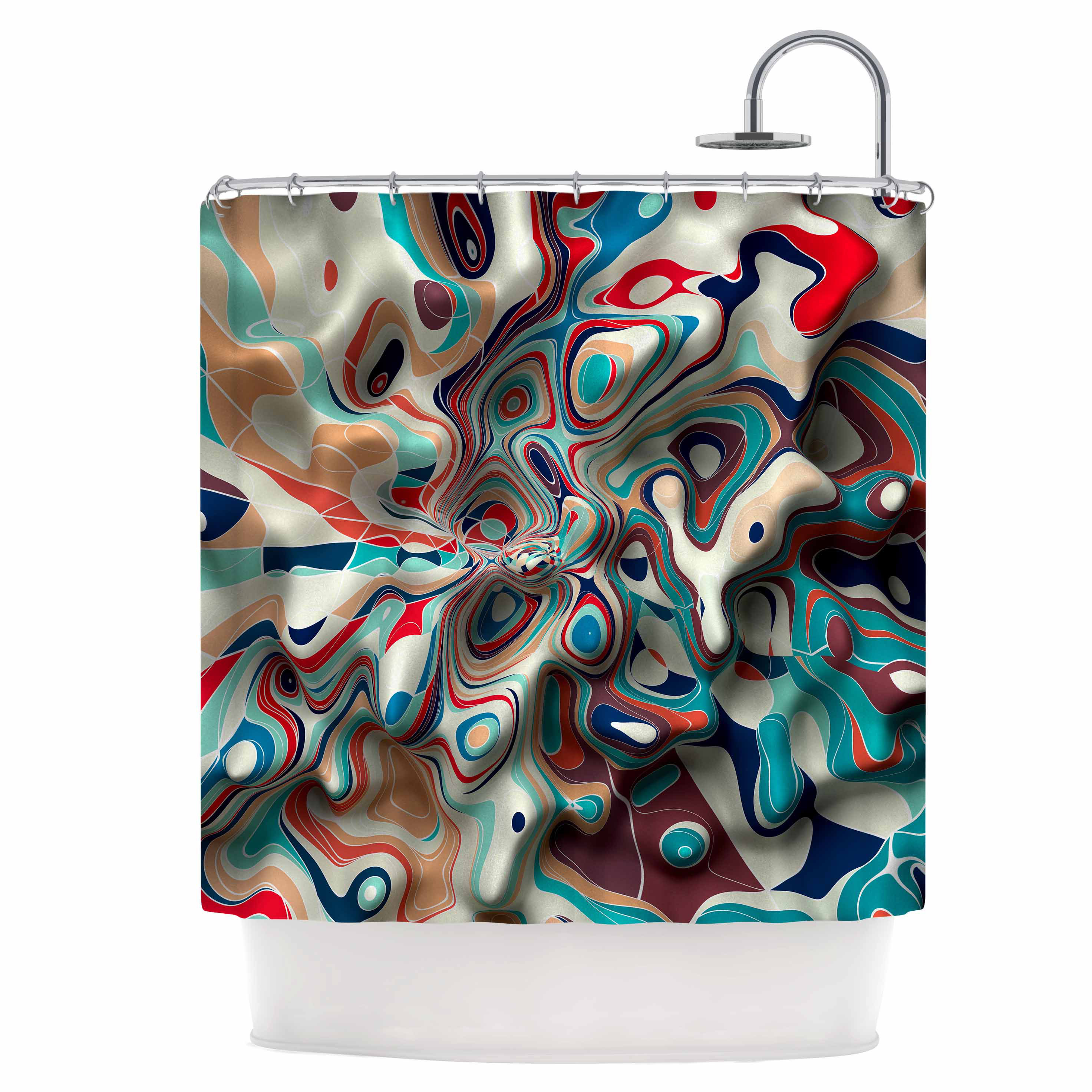 East Urban Home Weird Surface Single Shower Curtain Wayfair