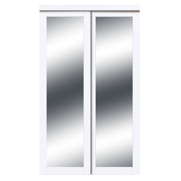 Renin Harmony Mirrored Sliding Closet Doors Reviews Wayfair