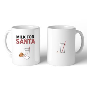 Milk For Santa Ceramic Mug