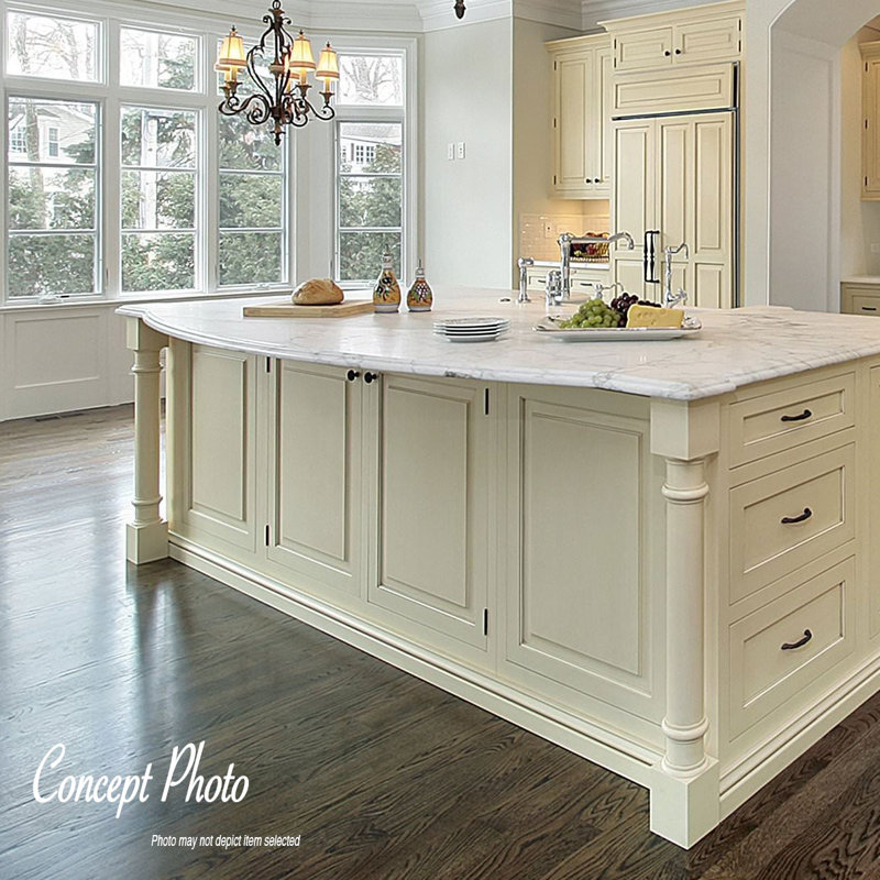 Architectural Products By Outwater L L C Unfinished North American Solid Hard Maple Full Round Kitchen Island Leg Wayfair