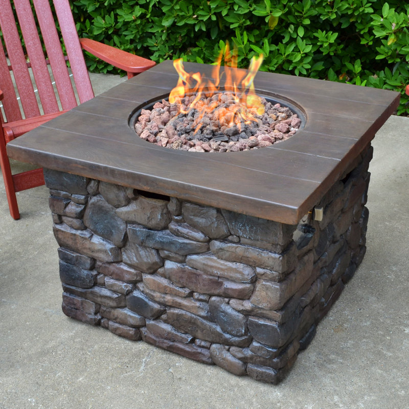 Tortuga Outdoor Yosemite Stone Propane Fire Pit Table Reviews Yosemite Stone Propane Fire Pit Table