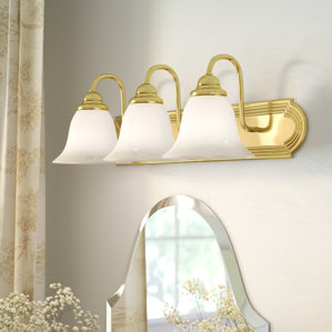 Bathroom Vanity Lights Brass brass bathroom vanity lighting you'll love | wayfair Bathroom Vanity Lights Brass brass bathroom vanity lighting you'll love | wayfair