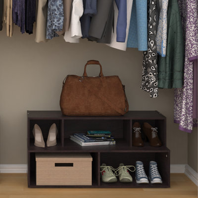10 Pair Stackable Shoe Rack