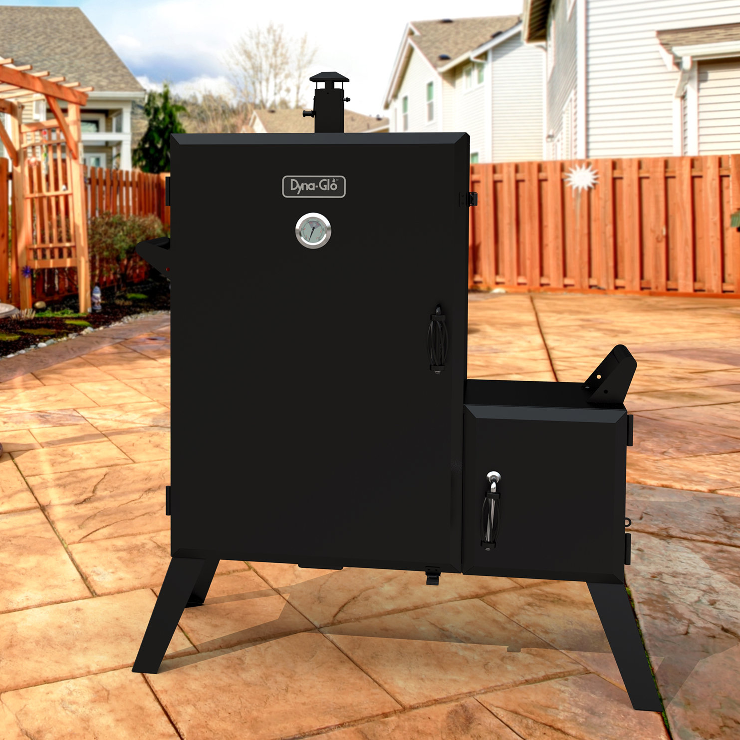 Dyna Glo Offset Charcoal 1890 Square Inches Smoker Reviews Wayfair