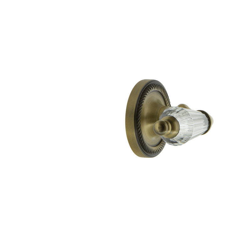 Nostalgic Warehouse Crystal Parlor Passage Door Lever With Rope Rosette Reviews Wayfair