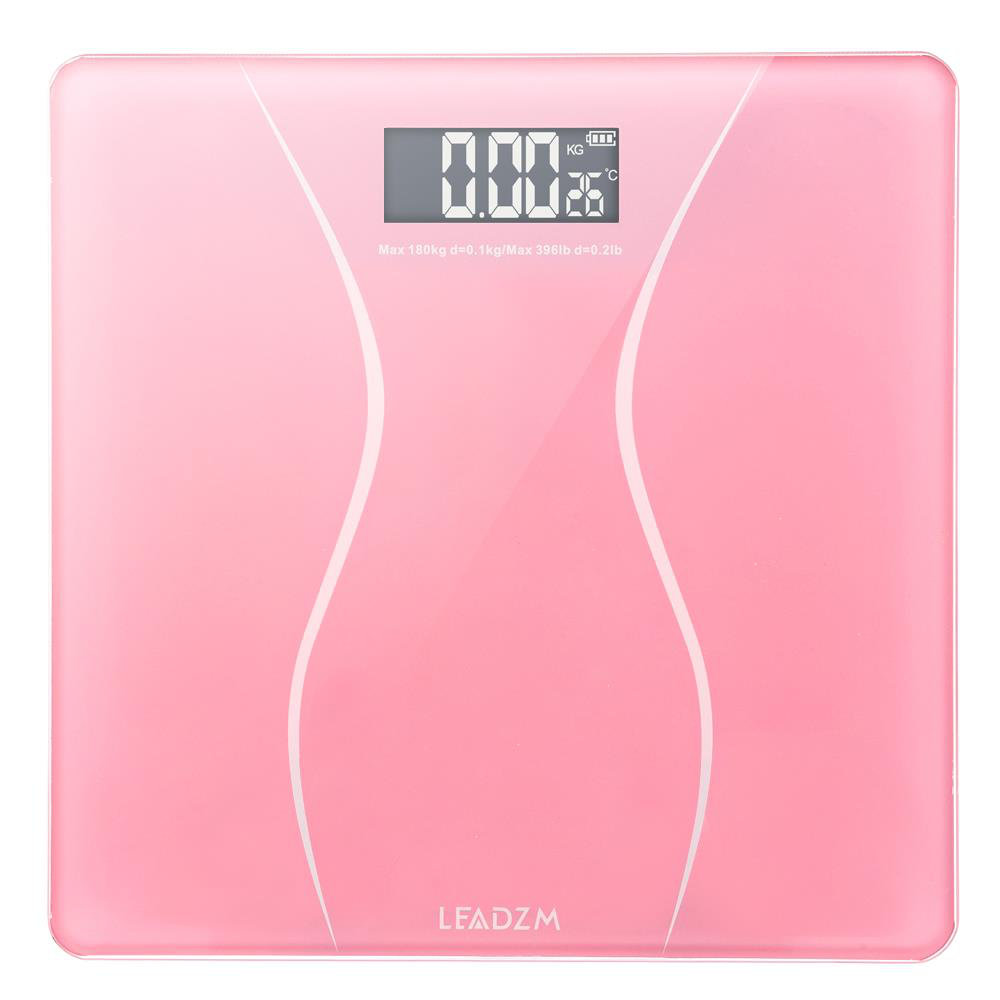 Glass Digital Bathroom Scale Auto on//off 330lb Health Weight Modern Sleek