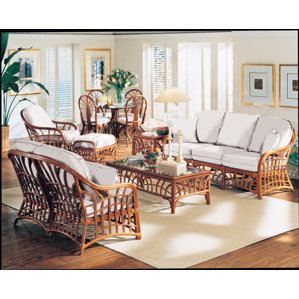 New Kauai Ottoman by South Sea Rattan
