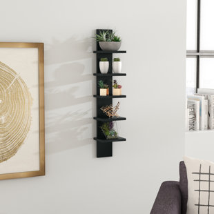 Wide Column Wall Shelf Wayfair Wyaconda Utility Column Spine Wall Shelf