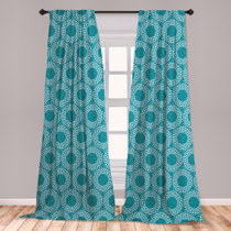 Aqua Curtains Wayfair