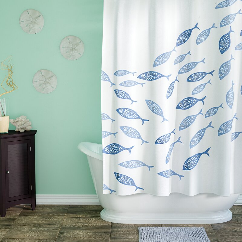 polyester shower curtain