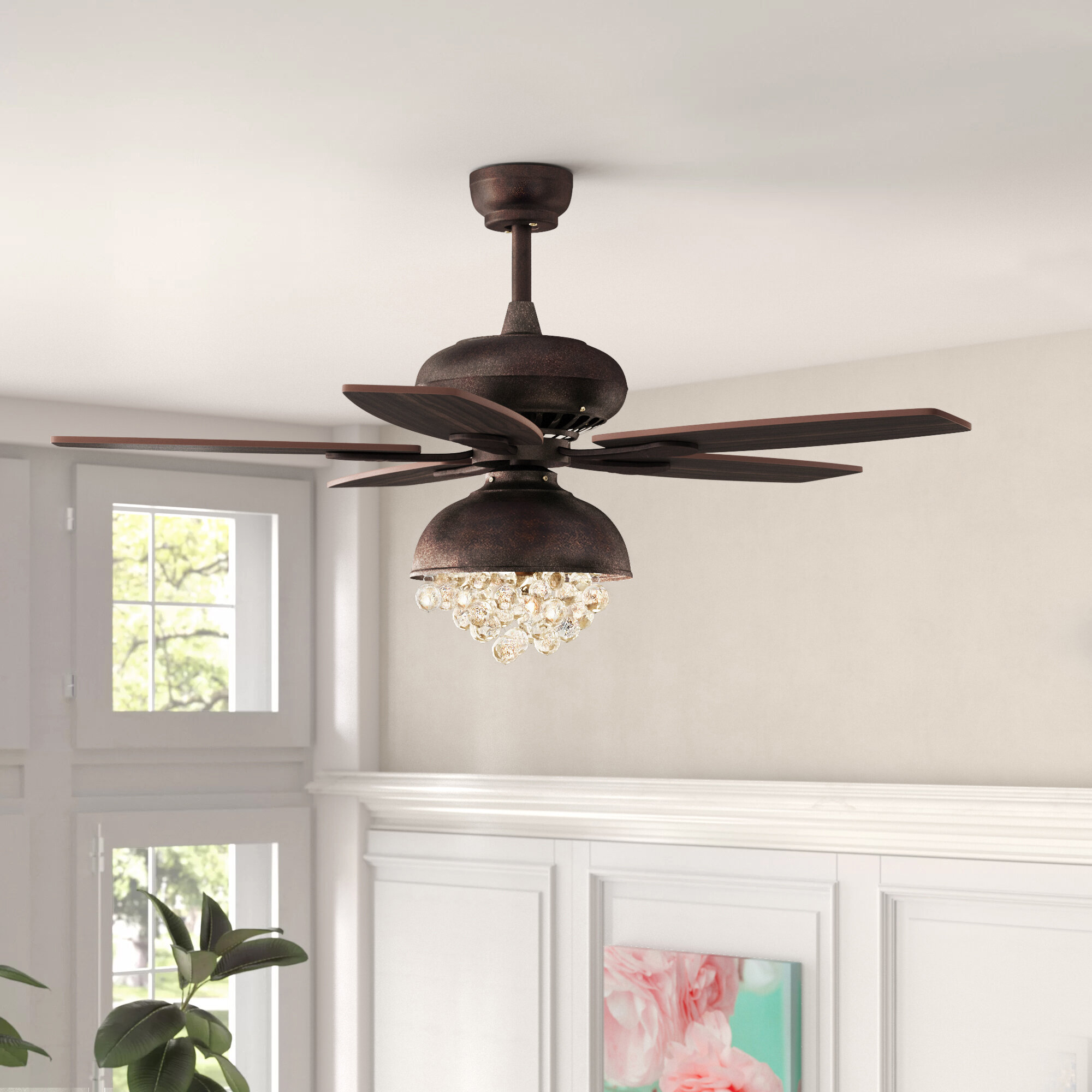 House Of Hampton 52 Davidson 5 Blade Ceiling Fan With Remote
