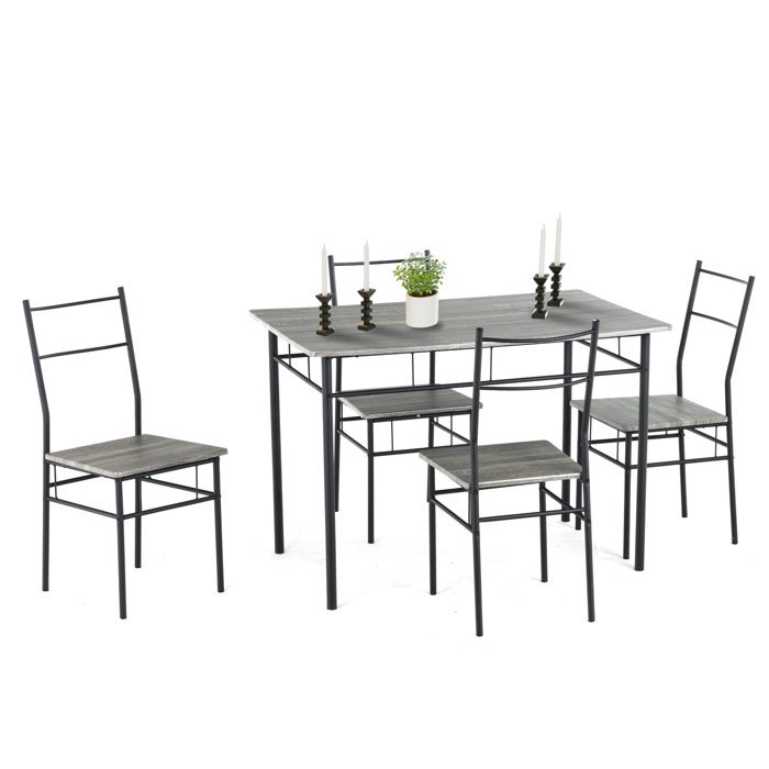 Ebern Designs Segolene 5 Piece Dining Set Wayfair Ca