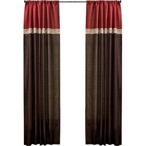 Greybirch Striped Blackout Rod Pocket Curtain Panels (Set of 2)