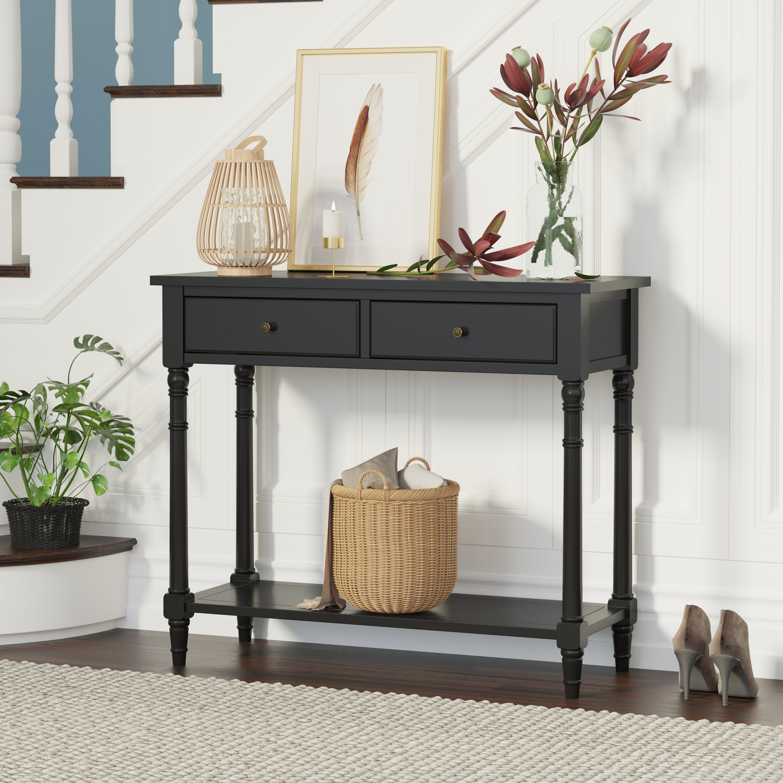 Rosalind Wheeler Beauman 90Cm Console Table | Wayfair.co.uk