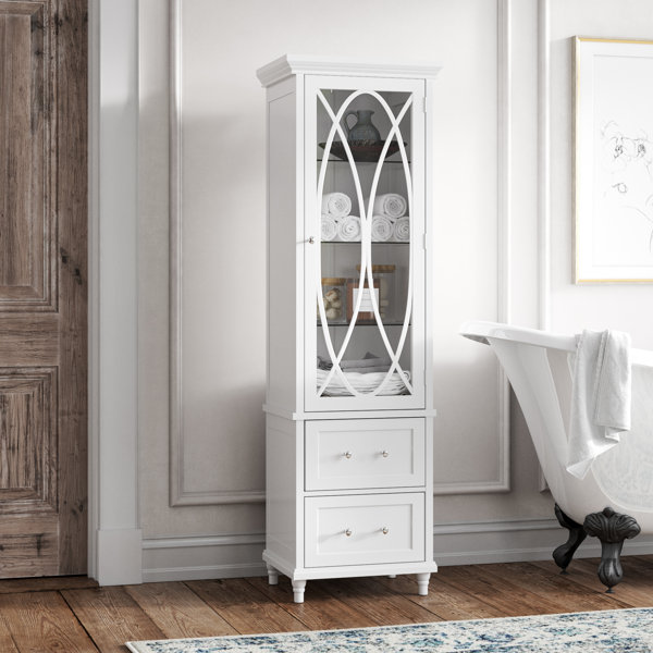 Kelly Clarkson Home Gabby 18 W X 60 H X 14 D Linen Cabinet Reviews Wayfair