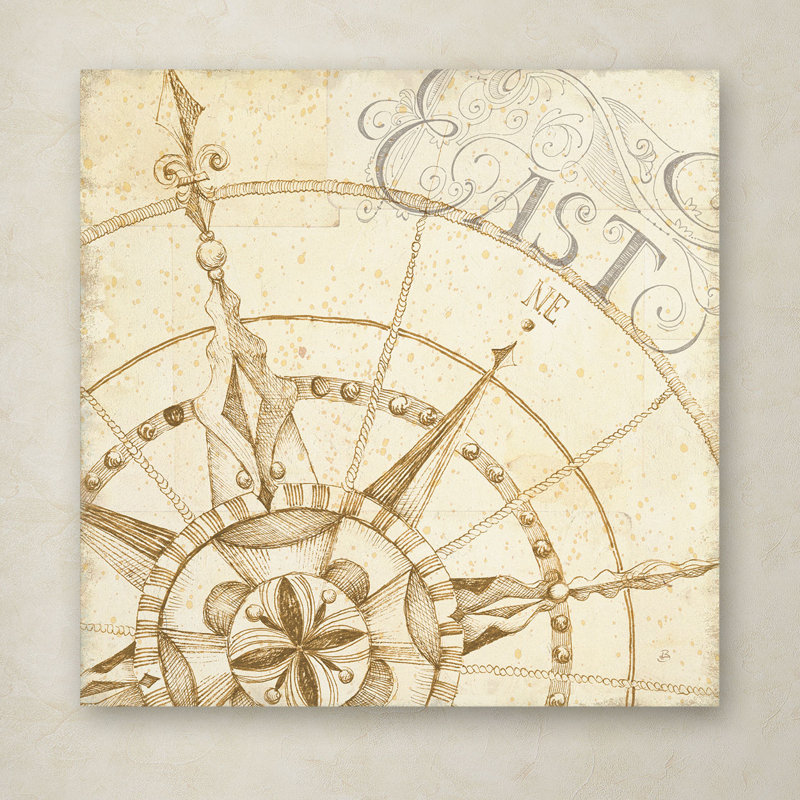 Breakwater Bay Coast To Coast Sepia Iii Painting Print On