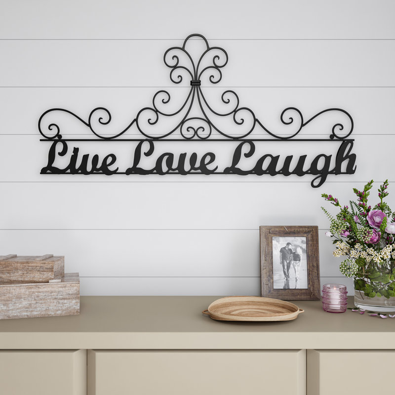 Winston Porter Live Laugh Love Metal Wall Decor Reviews Wayfair