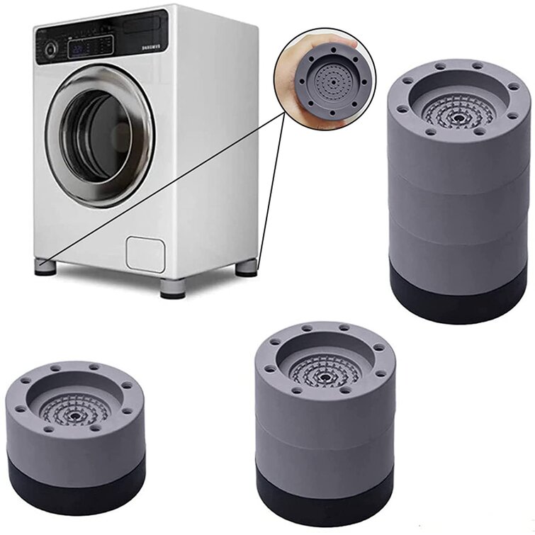 Rubber Anti Vibration Shock Pad Washing Machine Shake Noise Non-Slip Mute Mat 