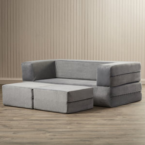Eugene Modular Loveseat & Ottoman Sleeper by Zipcode Design