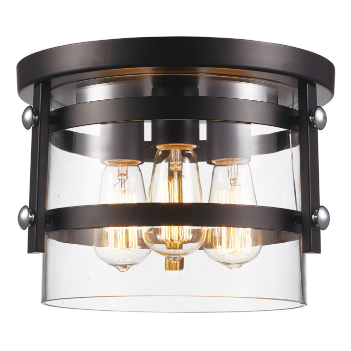 Daniel 3 Light Flush Mount Daniel 3 Light Flush Mount