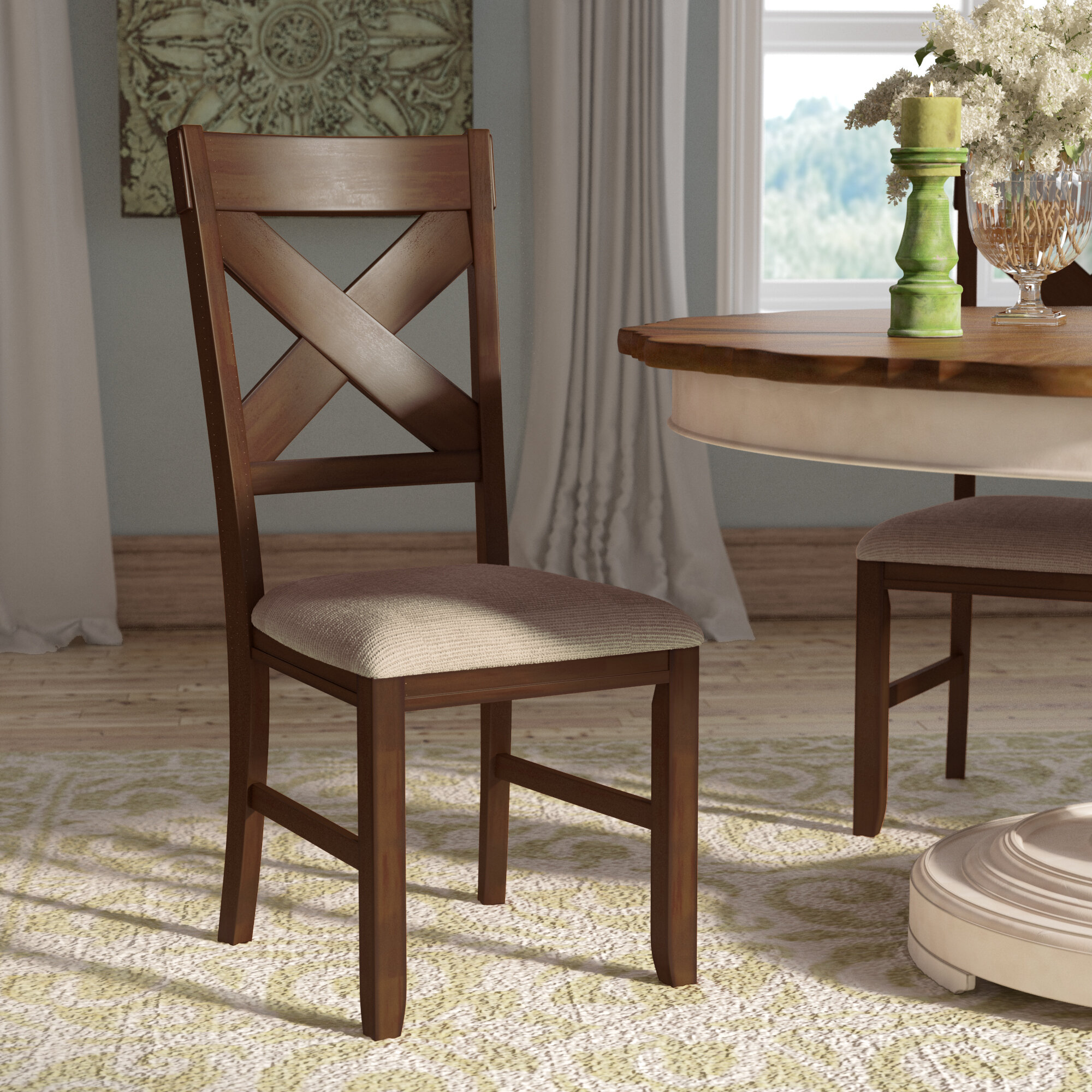 Farmhouse Upholstered Dining Room Chairs / Amazon Com Dining Room