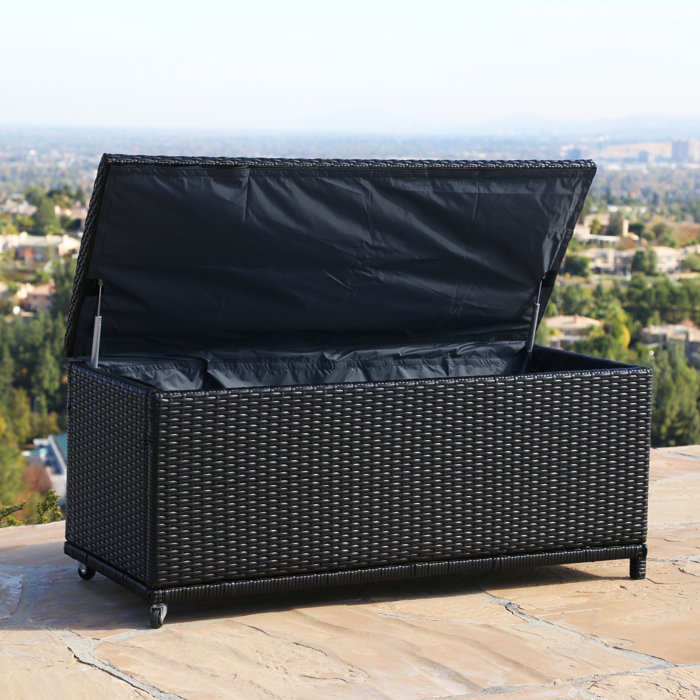 Wade Logan Sigma Outdoor Storage Ottoman Reviews Wayfair Ca