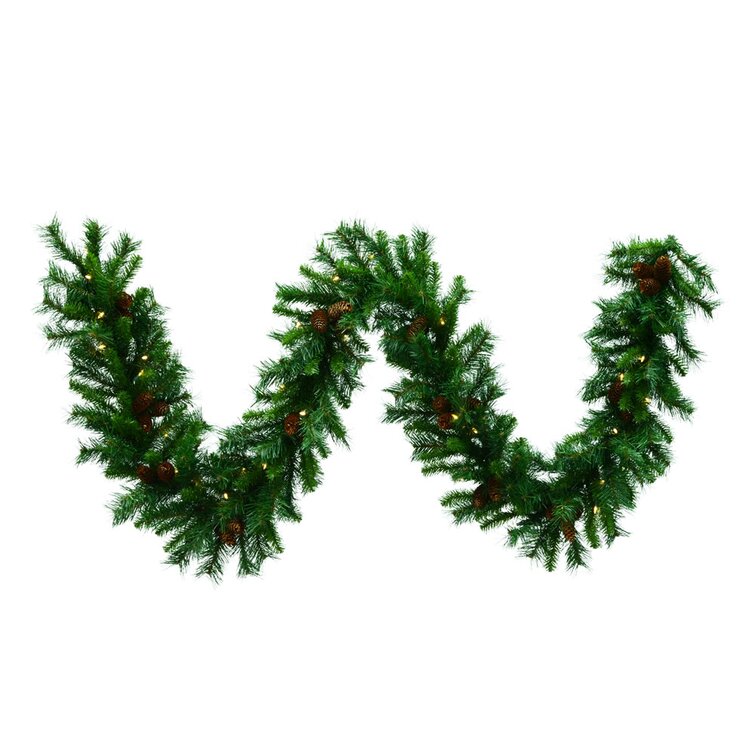 The Seasonal Aisle Cheyenne Pine Garland & Reviews | Wayfair.co.uk