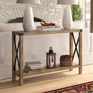 Narrow Console Table Center Sofa Entryway Slim Open Small Living Room Wall Hall 