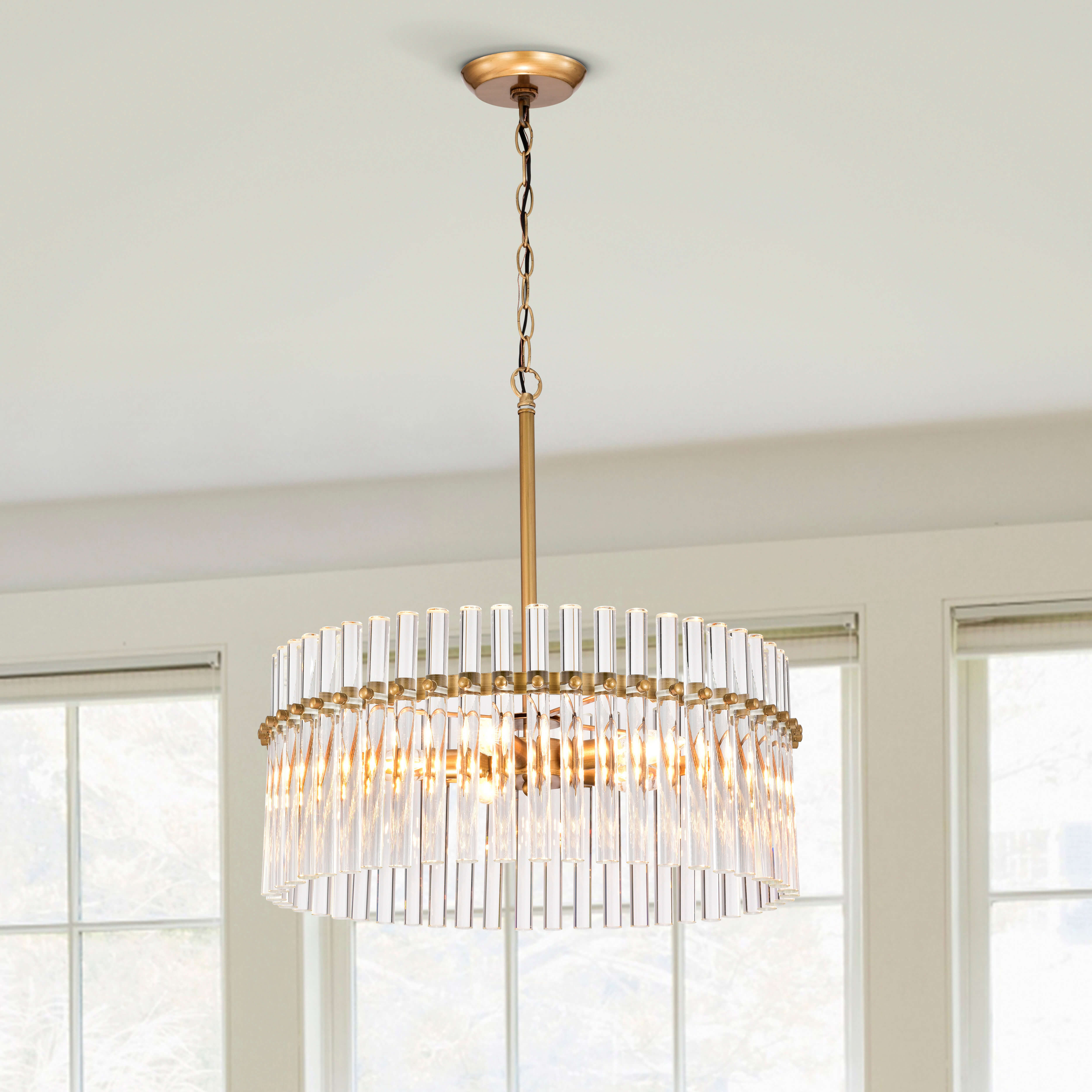 Mercer41 Neva 5 Light Candle Style Drum Chandelier Reviews Wayfair Ca