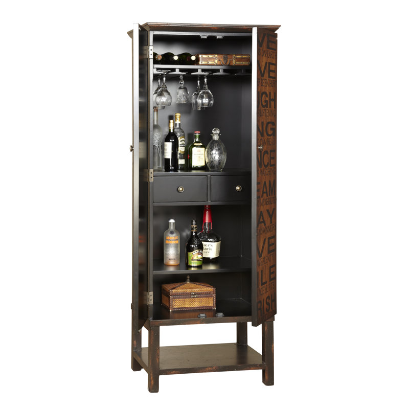 Sprowston Bar Cabinet With Wine Storage Reviews Joss Main