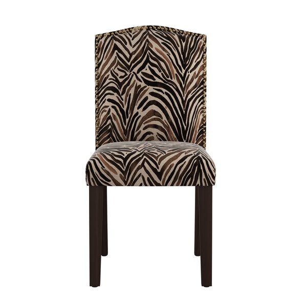 zebra wood dining chairs