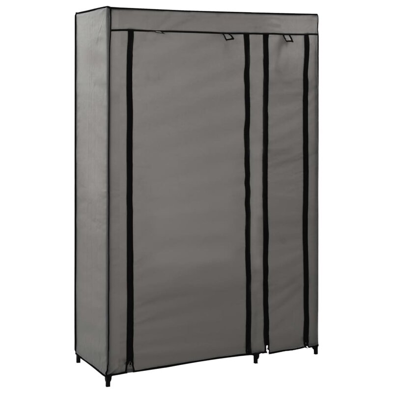 Symple Stuff Folding 2 Door Wardrobe Wayfair Co Uk